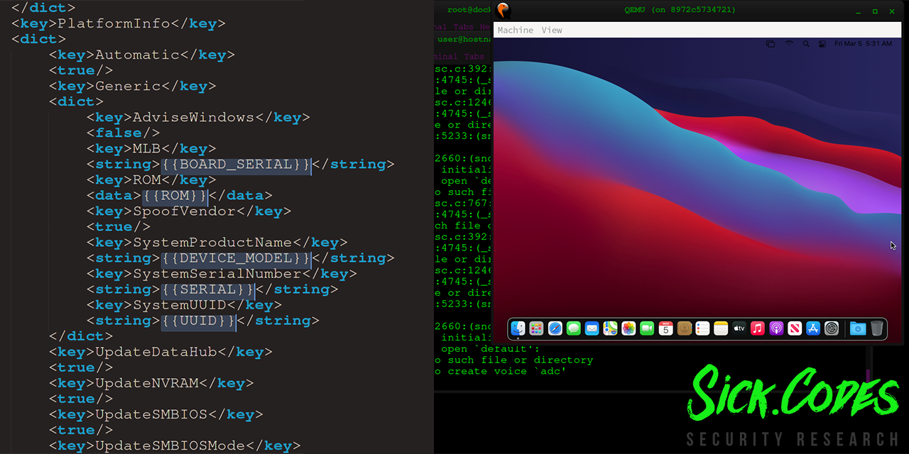 OSX KVM DOCKER Running mac osx in a docker container